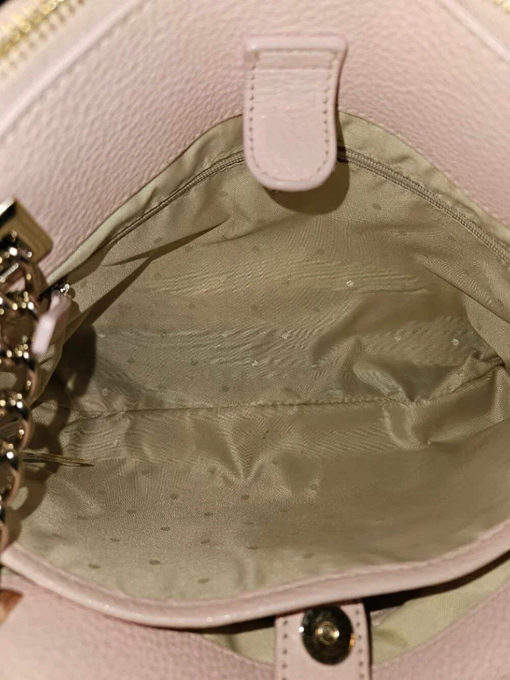 Kate Spade Leather Pink Quilted Classic Feminine Quiet Luxury Shoulder Chain Bag